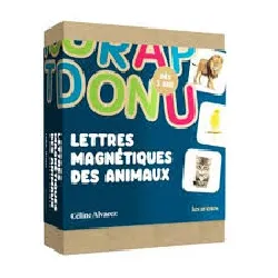 livre coffret lettres magnétiques animaux céline alvarez