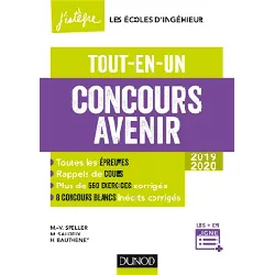 livre concours avenir - edition 2019 - 2020