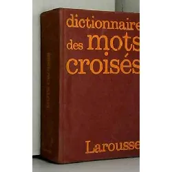 livre dictionnaire larousse des mots croises