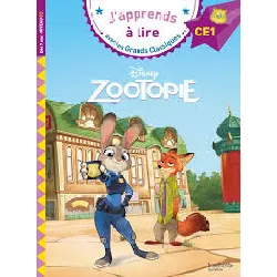 livre disney - zootopie, ce1