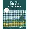livre dot art sticker van gogh a wheatfield with cypresses /anglais