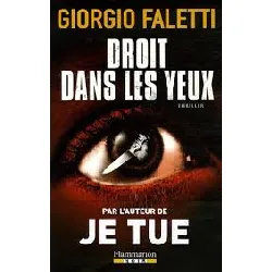 livre droit dans les yeux