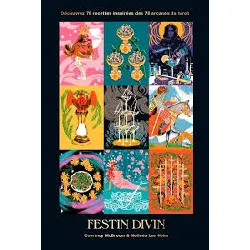 livre festin divin - découvrez 78 recettes inspirées des 78 arcanes du tarot !