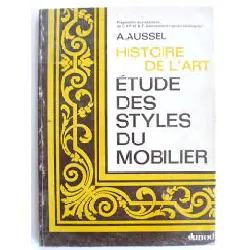 livre histoire de l'art étude des styles du mobilier