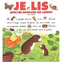 livre je lis avec les animaux du jardin