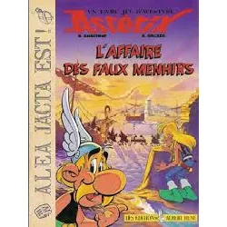 livre l'affaire des faux menhirs - un livre jeu d'aventure astérix