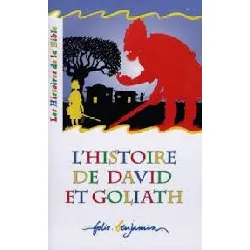 livre l'histoire de david et goliath
