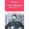 livre l'italie de mussolini - vingt ans d'ère fasciste
