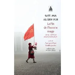livre la fin de l'homme rouge