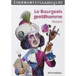 livre le bourgeois gentilhomme