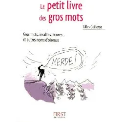 livre le petit des gros mots