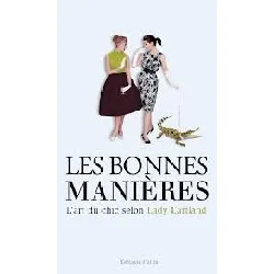 livre les bonnes manières
