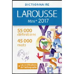 livre mini plus dictionnaire de français 2019