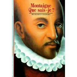 livre montaigne