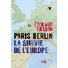 livre paris - berlin : la survie de l'europe