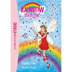 livre rainbow magic tome 1 - capucine la féé rouge