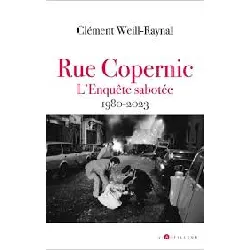 livre rue copernic, l'enquête sabotée 1980 2023