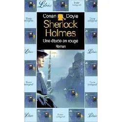livre sherlock holmes - une étude en rouge