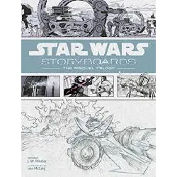 livre star wars storyboards - la prélogie