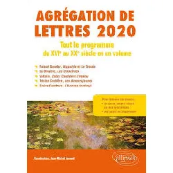 livre tout le programme du moyen age au xxe siècle en un volume - agrégation de lettres