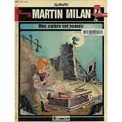 livre une ombre est passée - une histoire du journal tintin (les aventures de martin milan)