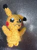 mini peluche pikachu style crochet