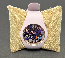 montre ice watch fleurs couleur lilas