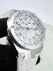montre mauboussin kab en acier et silicone blanc mouvement quartz