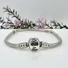 pandora bracelet maille serpent fermoir barillet l19cm argent 925 millième (22 ct) 14,79g