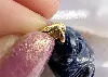pendentif buddah en lapis-lazuli avec la bélière en or or 750 millième (18 ct) 5,61g