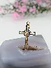 pendentif croix motif vidé or 750 millième (18 ct) 3,02g