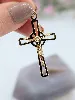 pendentif croix motif vidé or 750 millième (18 ct) 3,02g