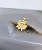 pendentif en or orné d'un motif trèfle or 750 millième (18 ct) 0,82g