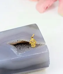 pendentif main de fatma filigrane en or or 750 millième (18 ct) 0,56g