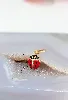 pendentif or coccinelle émaillée or 750 millième (18 ct) 0,47g