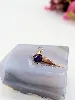 pendentif or orné d'une boule d'améthyste or 750 millième (18 ct) 1,95g