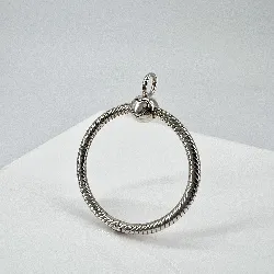 pendentif pandora grand o ouvrant argent 925 millième (22 ct) 7,42g