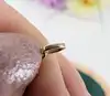 pendentif trèfle sertie des oxydes or 375 millième (9 ct) 0,58g
