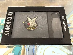 portefeuille + porte-clés cuir chevignon