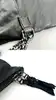 sac bandoulière zadig et voltaire rock en cuir noir souple avec ailes cloutées