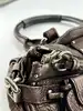 sac chloé paddington en cuir couleur métallisé bronze avec détails argentés