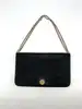 sac dior vintage en toile noir à motif nid d'abeille
