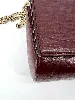 sac givenchy pandora box en cuir bordeaux à chaîne dorée