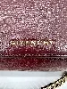 sac givenchy pandora box en cuir bordeaux à chaîne dorée