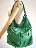sac hobo marc by marc jacobs totally turnlock en cuir vert