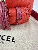sac lancel 1er flirt taille s en cuir orange et rose avec bandoulière
