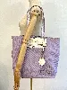 sac lancel en toile laure by lancel violet