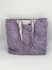 sac lancel en toile laure by lancel violet