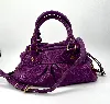 sac marc by marc jacobs en cuir violet à bandoulière classic q baby grovee
