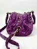sac marc by marc jacobs en cuir violet à bandoulière classic q baby grovee